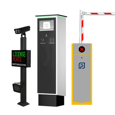 NFC Function Option License Plate Recognition Parking System with Parking Ticket Kiosk Solution