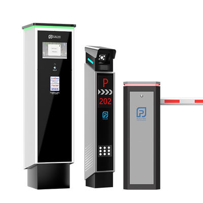 Secure Parking Barrier Gate with Straight Arm 24V Input Voltage and DC Brushless Motor 150W